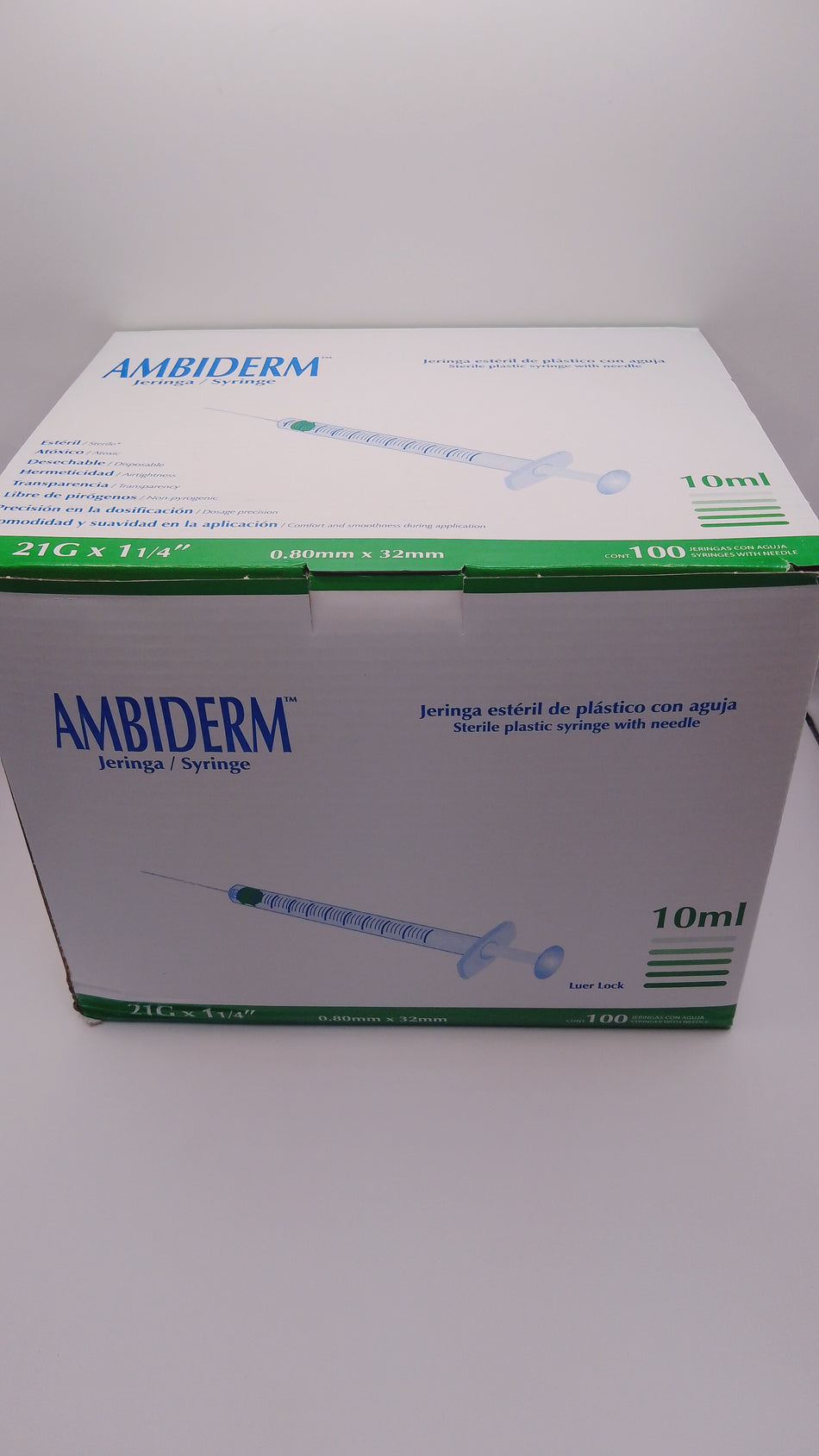 CAJA DE JERINGAS 10 ML C/U 100 PZAS