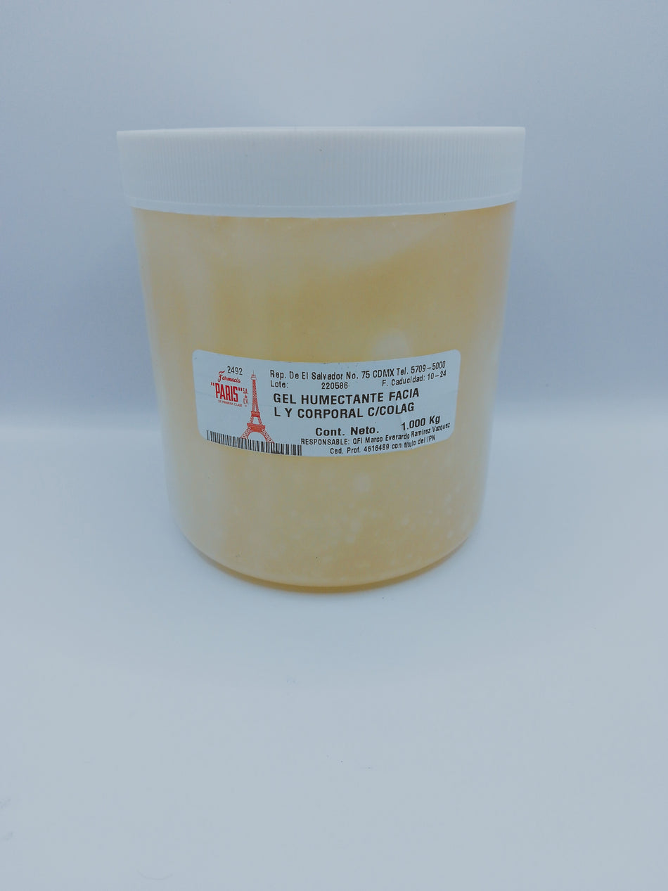 GEL HUMECTANTE FACIAL Y CORPORAL C/COLÁGENO 1 KG