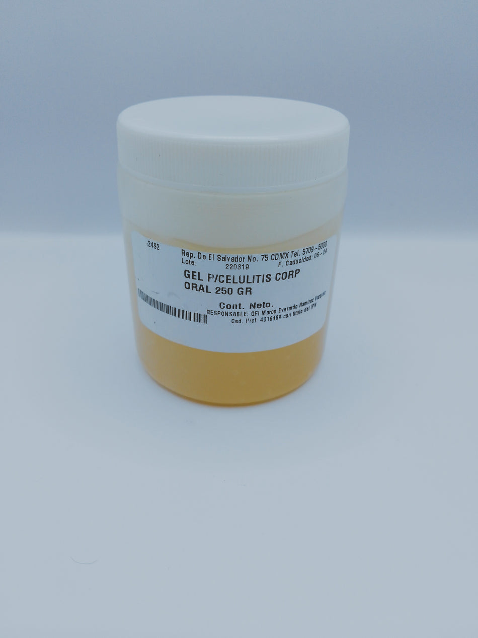 GEL P/CELULITIS CORPORAL 250GR